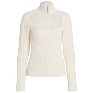 NWT Ganni Alpaca & Wool Blend cutout sweater